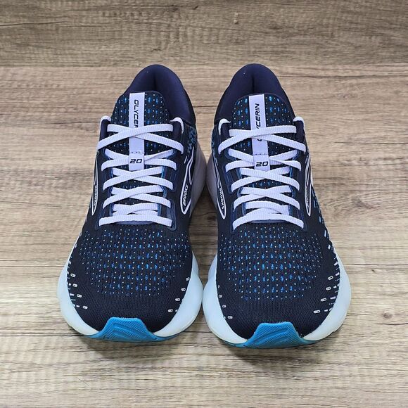 Brooks Glycerin 20 Women’s Size 10 B Navy Blue Teal Running Shoes (1203691B499) - Picture 2 of 9